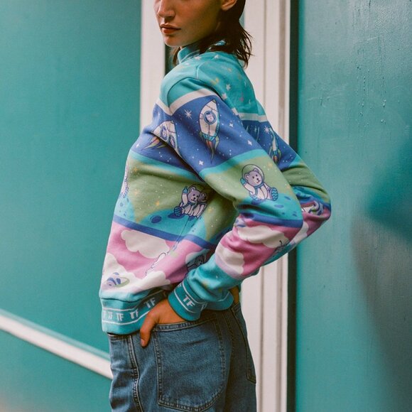 BNWOT Teddy Fresh x Dr. Frankenstein Pastel Crewneck Top, Size S - Picture 3 of 5